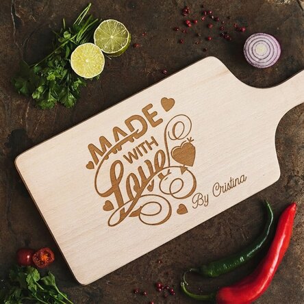 Picadora personalizada - Hecha con #amor