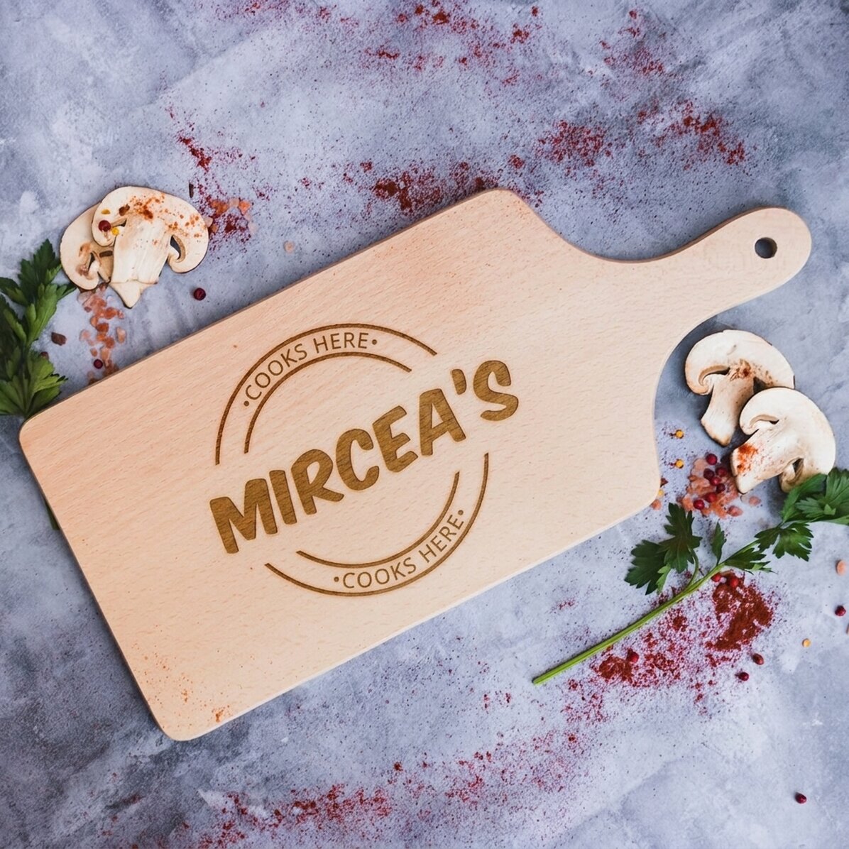 Picadora personalizada - Aquí se cocina