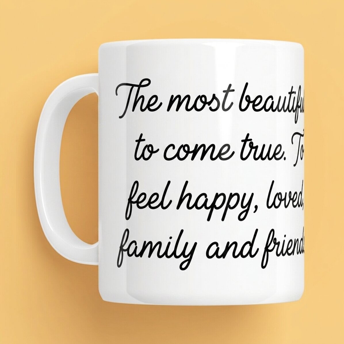 Taza personalizada con texto
