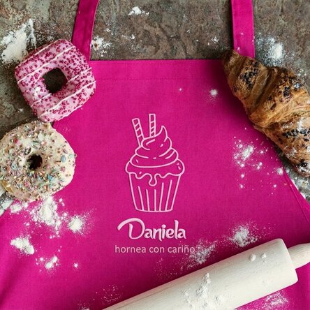 Delantal personalizado - Hornea con cariño