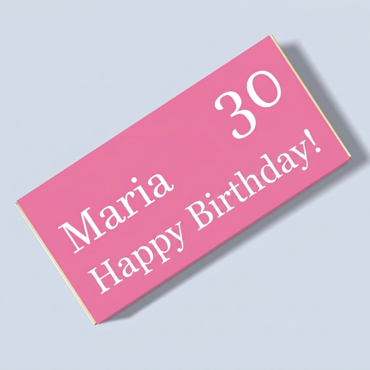 Chocolate personalizado - Feliz cumpleaños