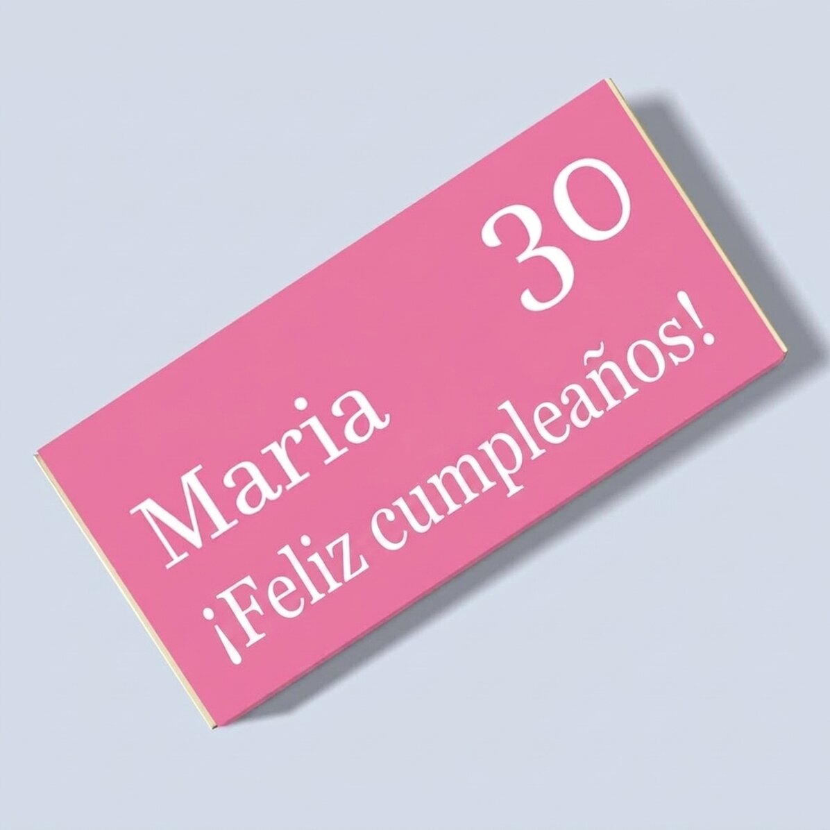 Chocolate personalizado - Feliz cumpleaños