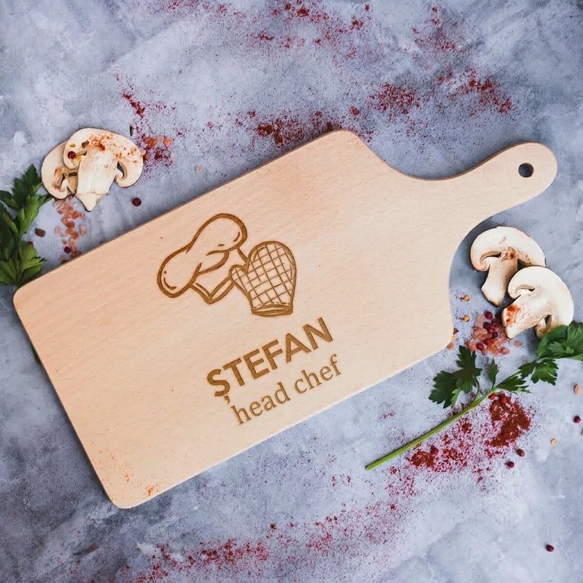 Tabla de cortar personalizada - Jefe de cocina