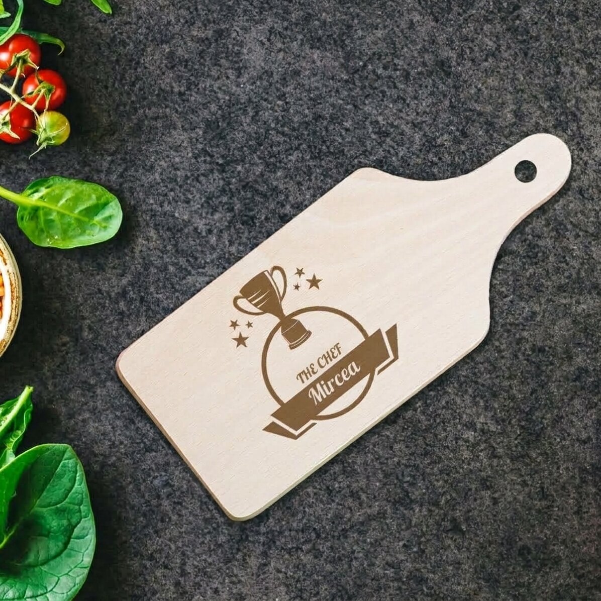 Mini tabla de cortar personalizada - Cocinero campeón