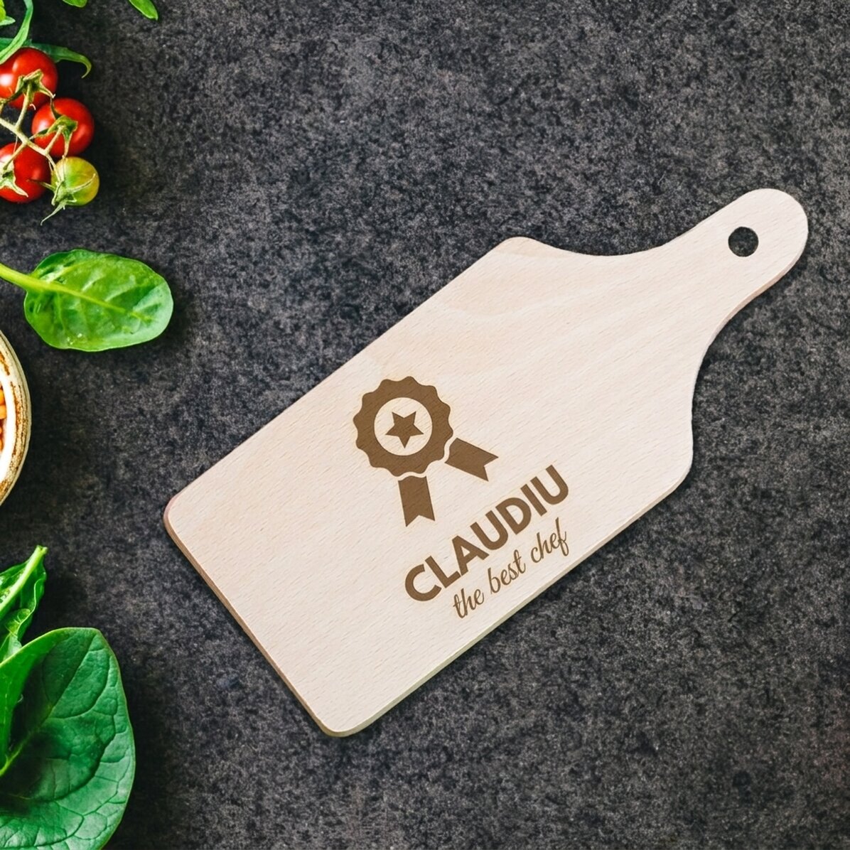 Mini tabla de cortar personalizada - El mejor cocinero