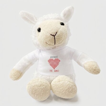 Peluche de oveja personalizado con nombre - Love You