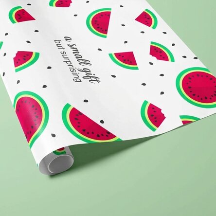 Papel de regalo personalizado - Melones