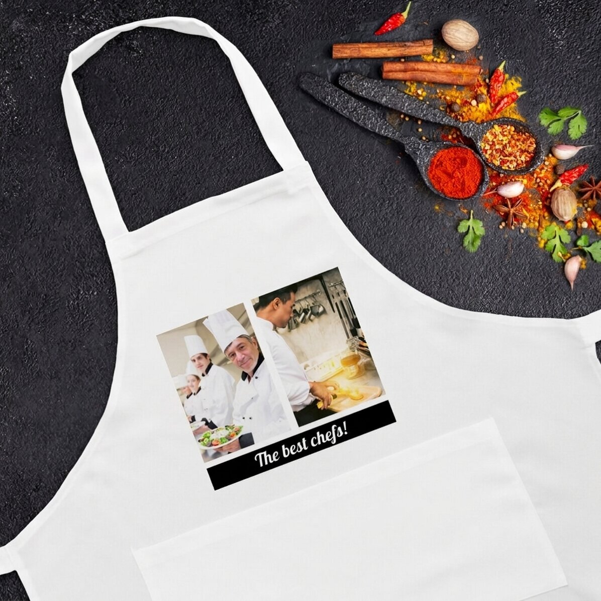 Tarjeta personalizada con dos fotos y texto