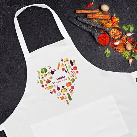 Sort personalizado con texto - modelo «heart food»