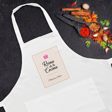 Modelo blanco personalizado - Queen Of The Kitchen