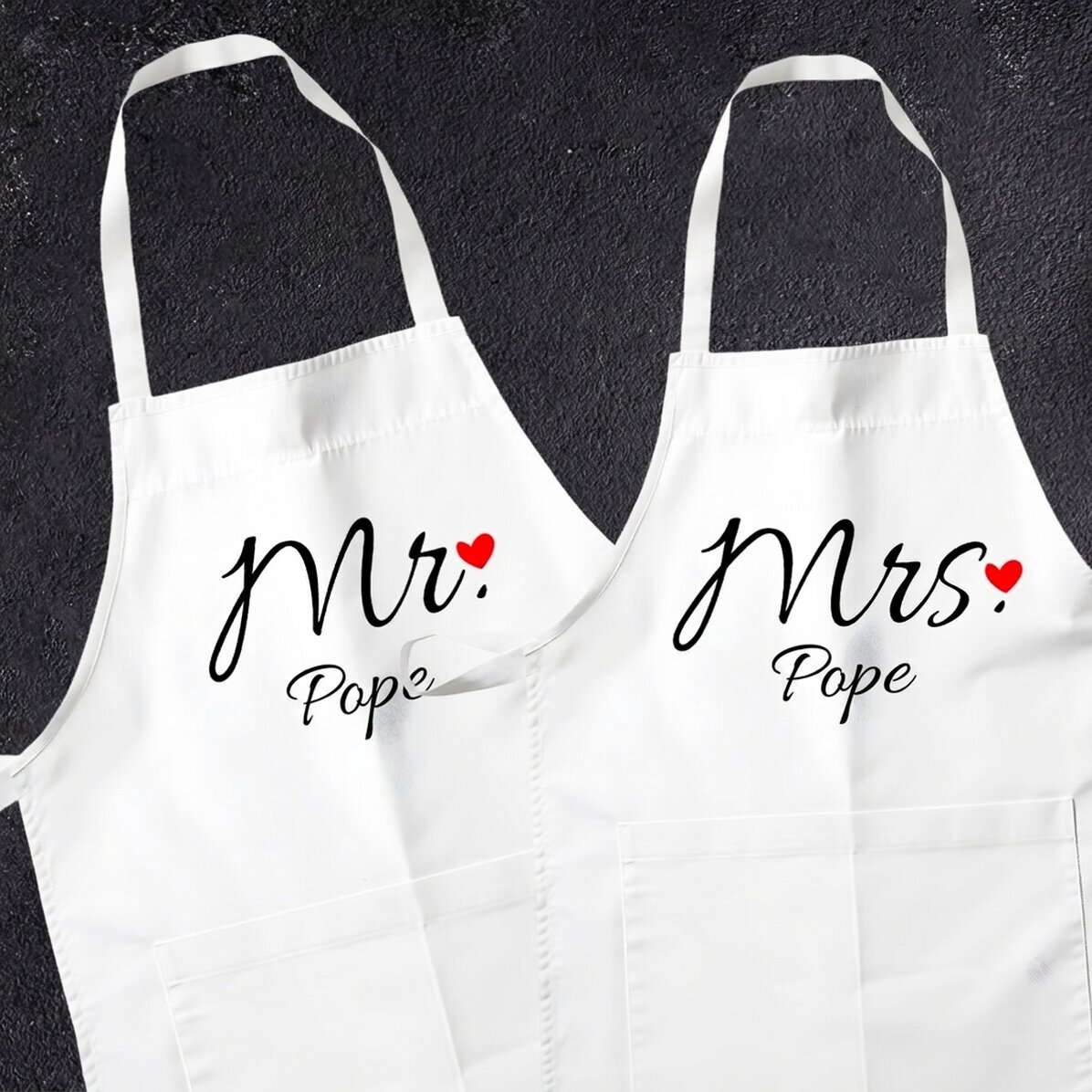 Conjuntos personalizados para parejas - Mr & Mrs