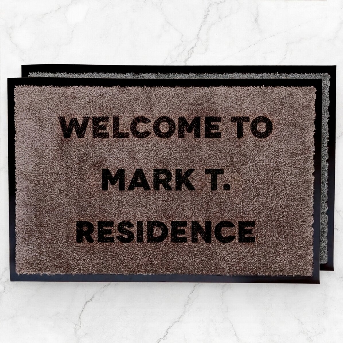 Alfombra de entrada para interiores personalizada
