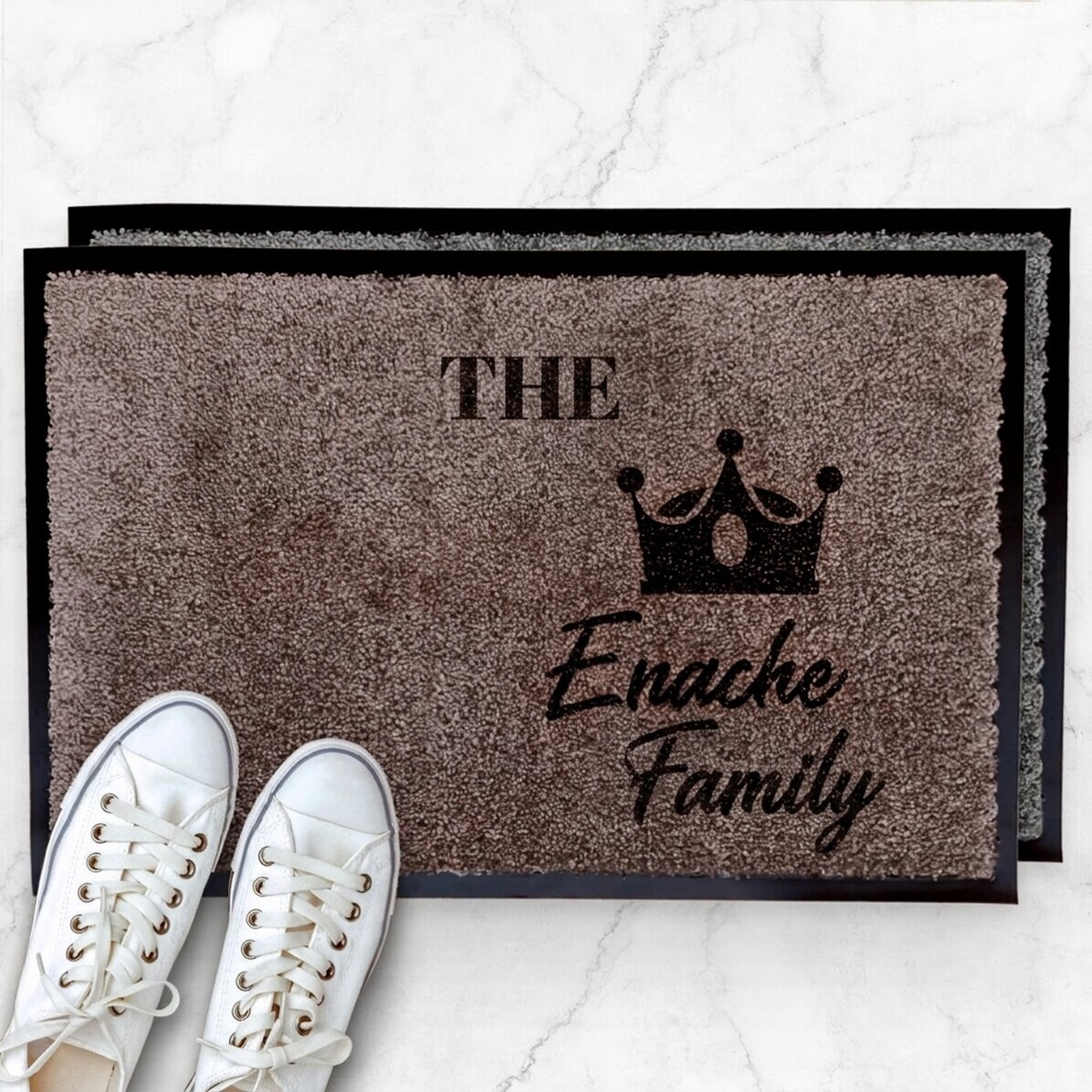 Alfombra de entrada para interior personalizada - Familia real