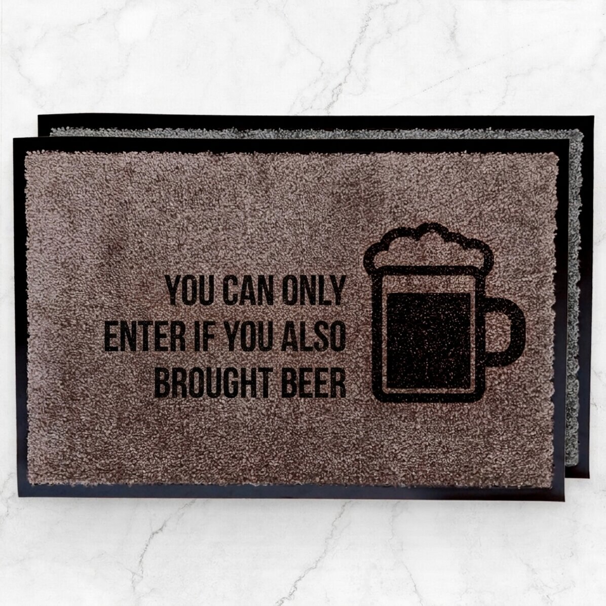 Alfombra de entrada para interior personalizada - Cerveza