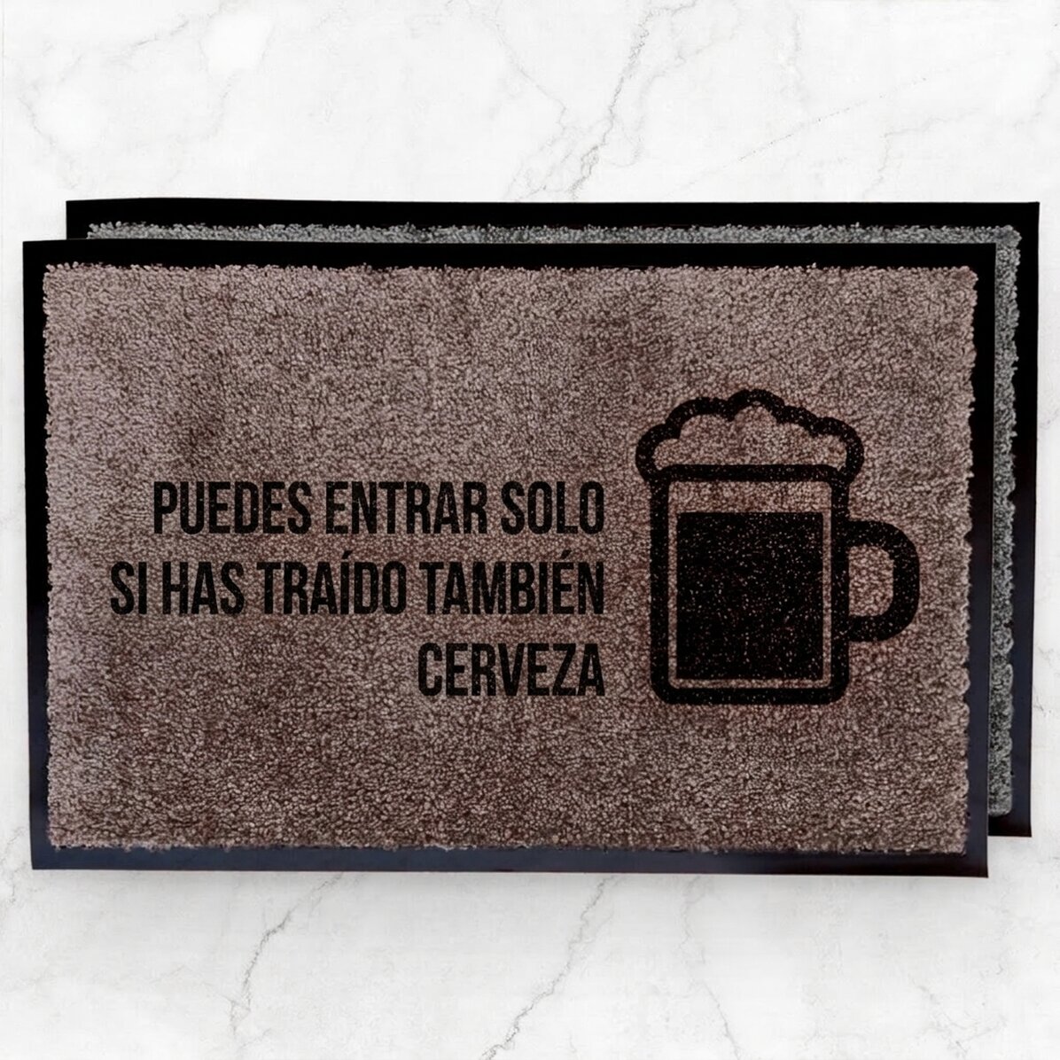 Alfombra de entrada para interior personalizada - Cerveza
