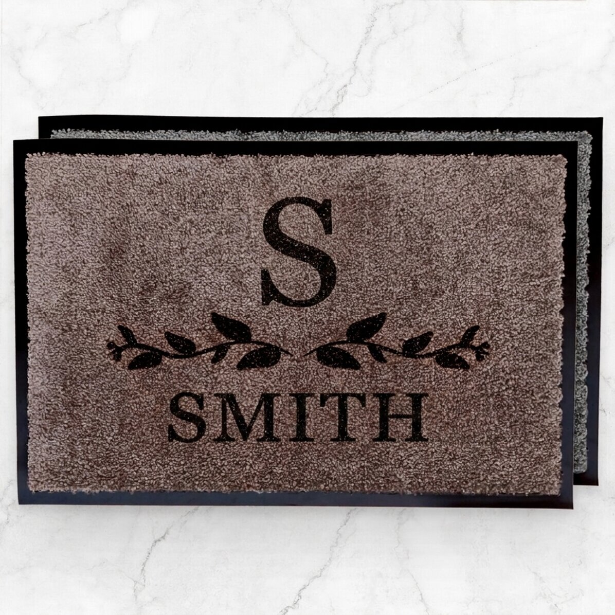 Alfombrilla de entrada para interiores personalizada - Emblema