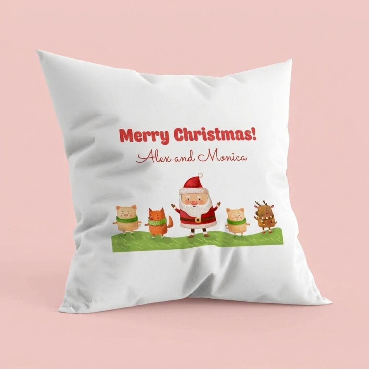 Almohada personalizada - Papá Noel