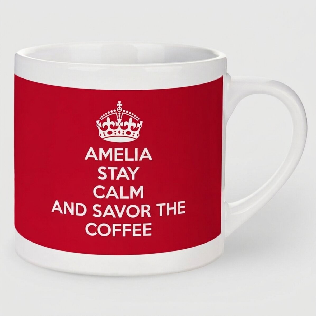 Taza de espresso personalizada - KEEP CALM AND...