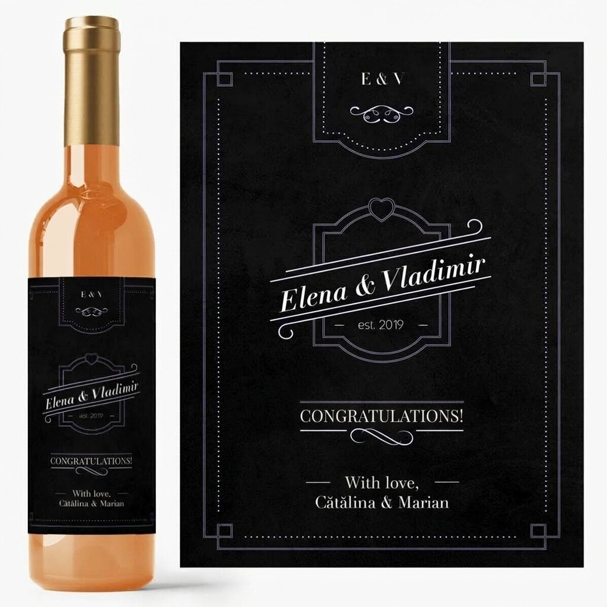 Vino personalizado con texto - Ocasiones especiales