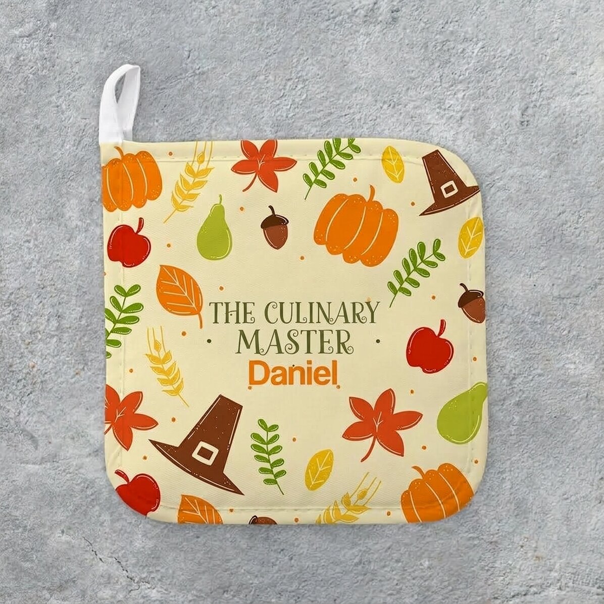 Salvamanteles personalizado con texto - Pumpkin