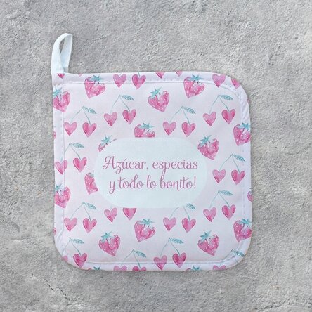 Soporte para ollas calientes personalizado con texto - Sweet