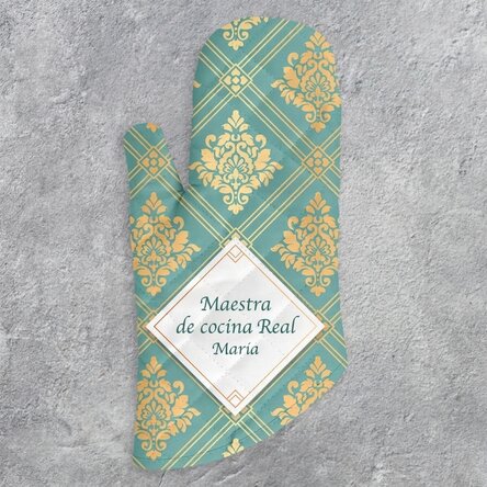Manopla de cocina personalizada con texto - Royale Masterchef