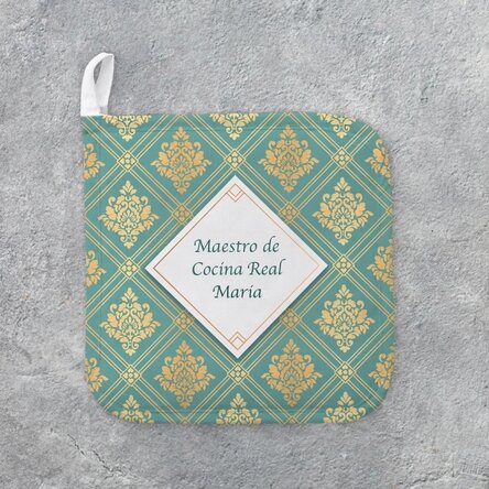 Soporte para ollas calientes personalizado con texto - Royale Masterchef