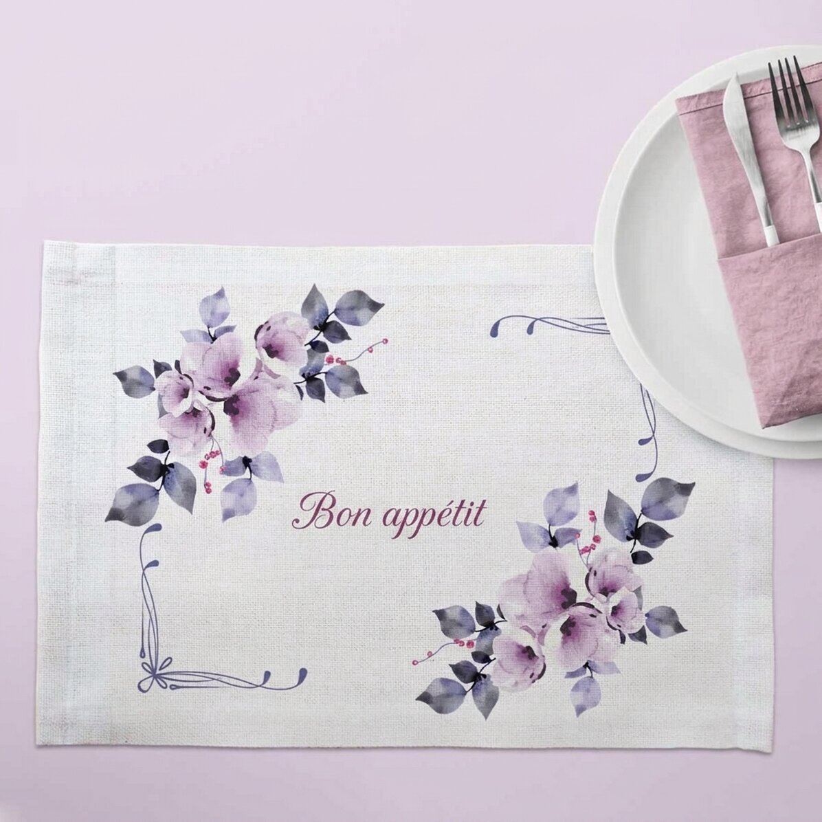 Portaplatos personalizado - ¡Buen provecho!