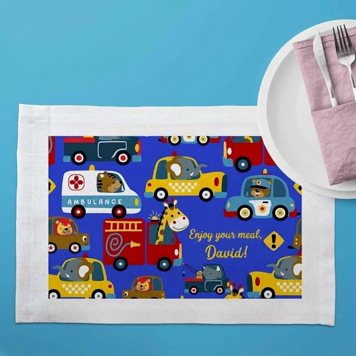 Soporte para plato personalizado - Cars