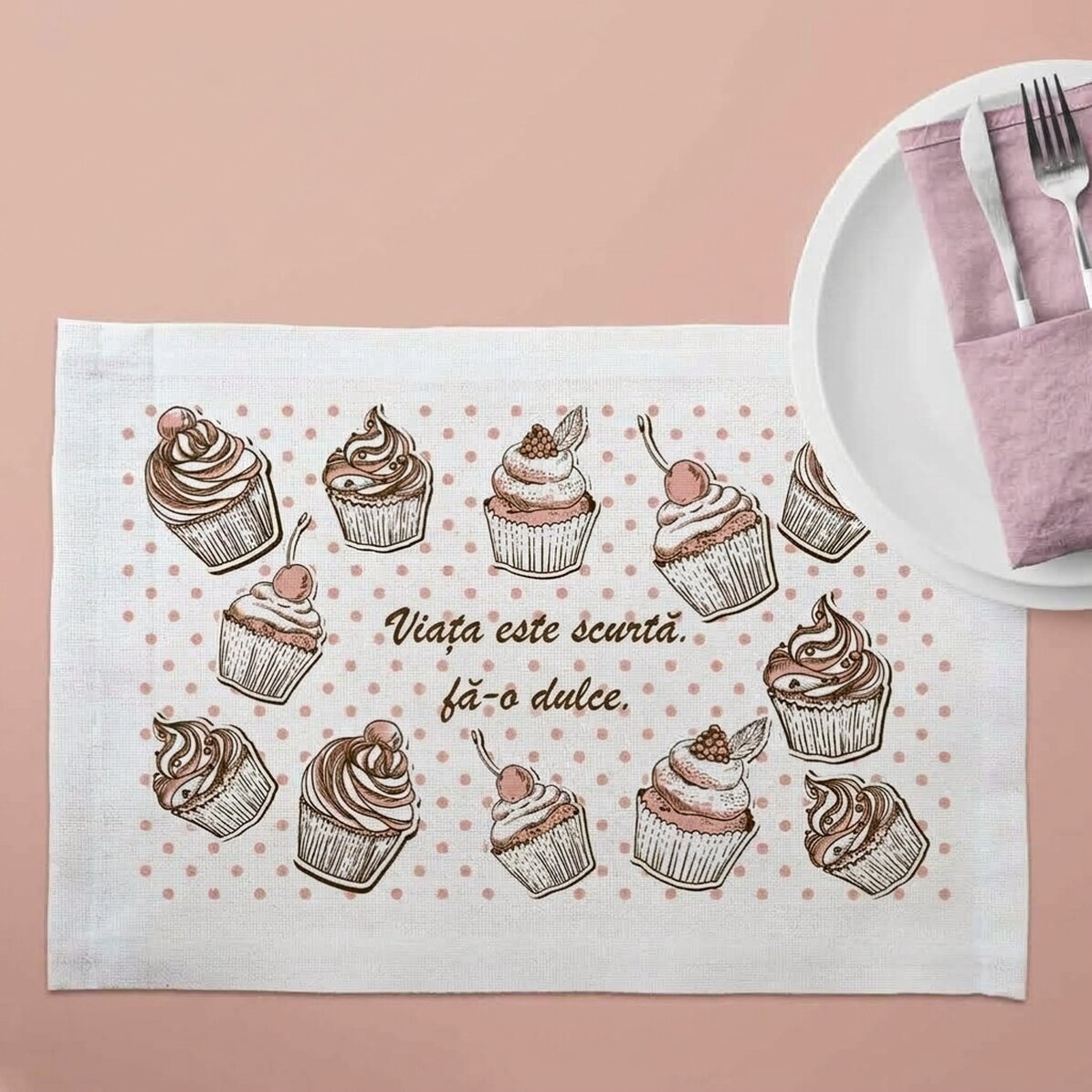 Portaplatos personalizado - Sweet life