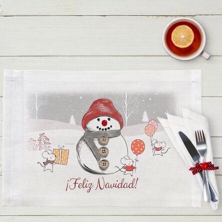 Portaplatos personalizado - ¡Feliz Navidad!