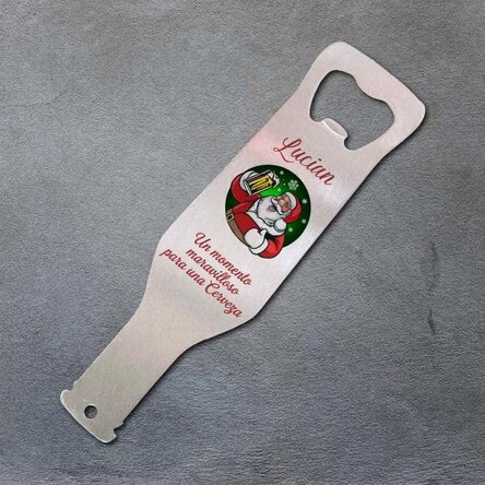 Abrecerras personalizado - Papá Noel