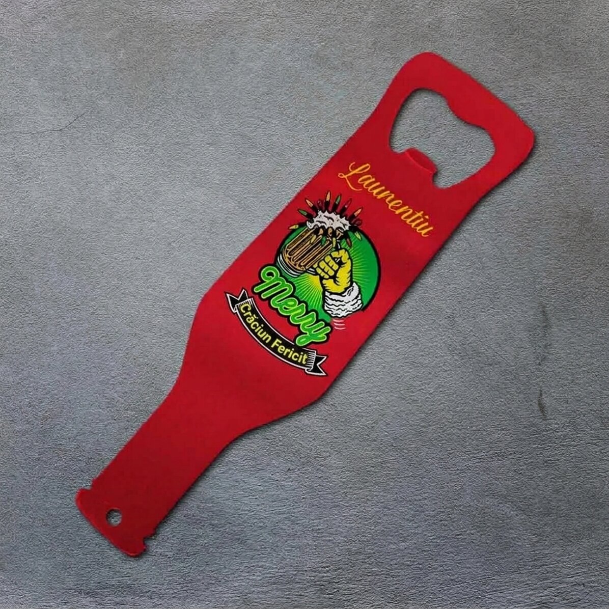Abrecerras personalizado - Feliz Navidad