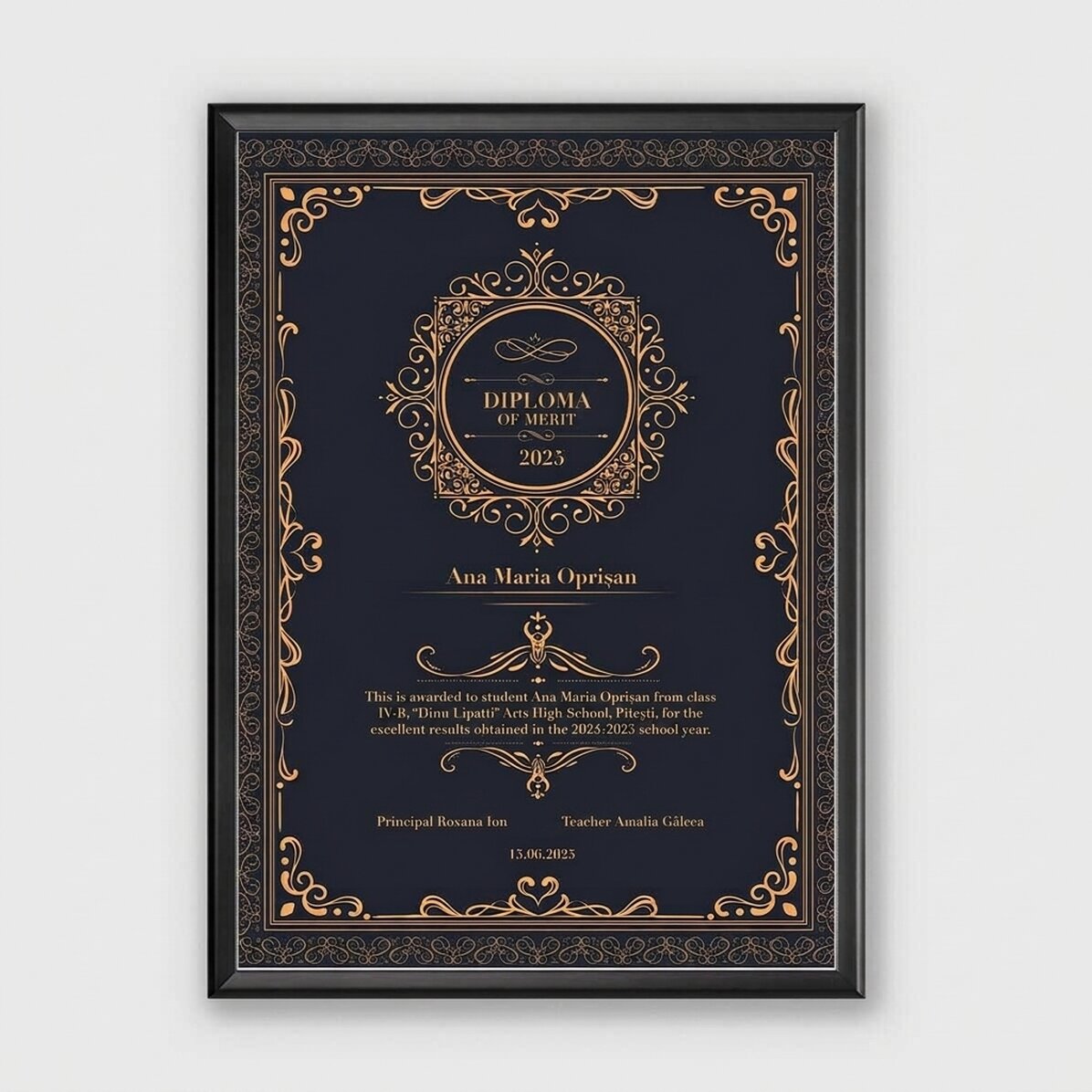 Cuadro personalizado - Diploma