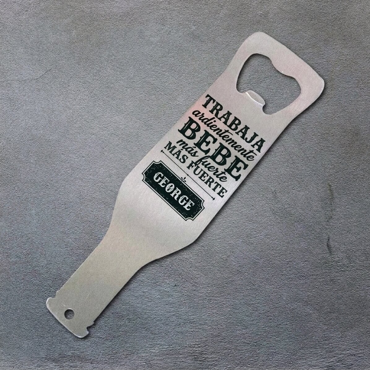 Abrebotellas personalizado - Work Hard, Drink Harder