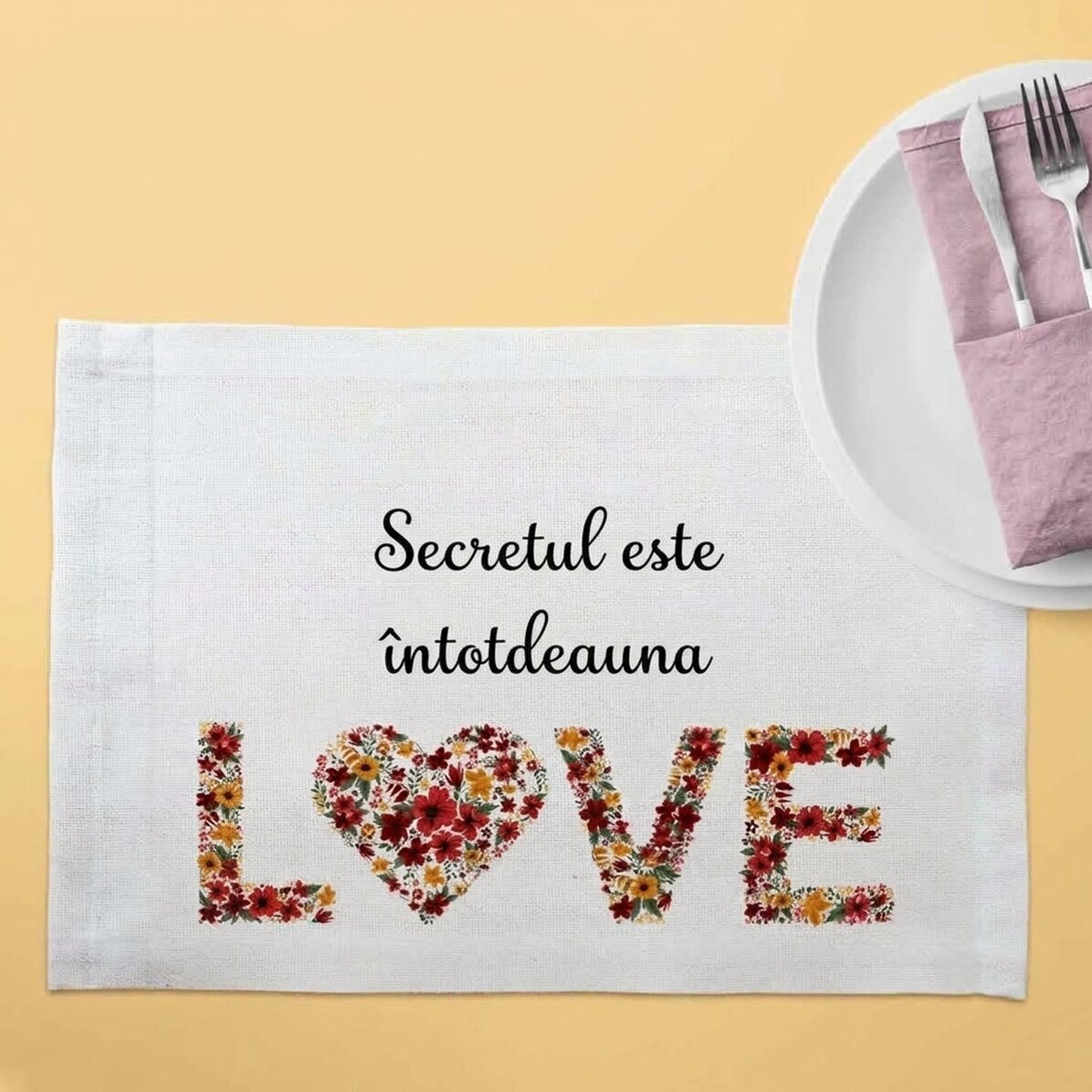 Portaplatos personalizado - The secret ingredient