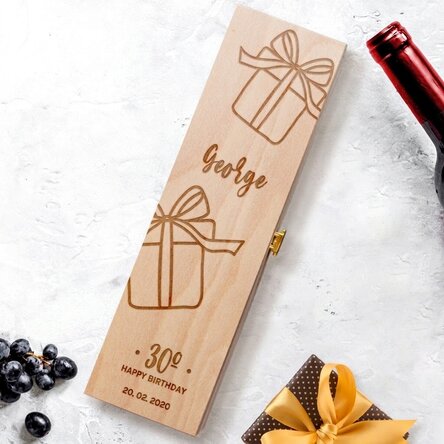 Caja de vino personalizada: el regalo perfecto