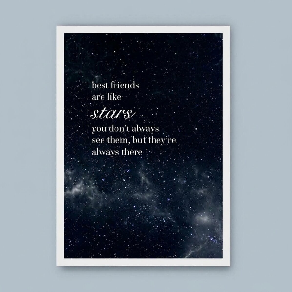 Cuadro personalizado con texto - Best Friends