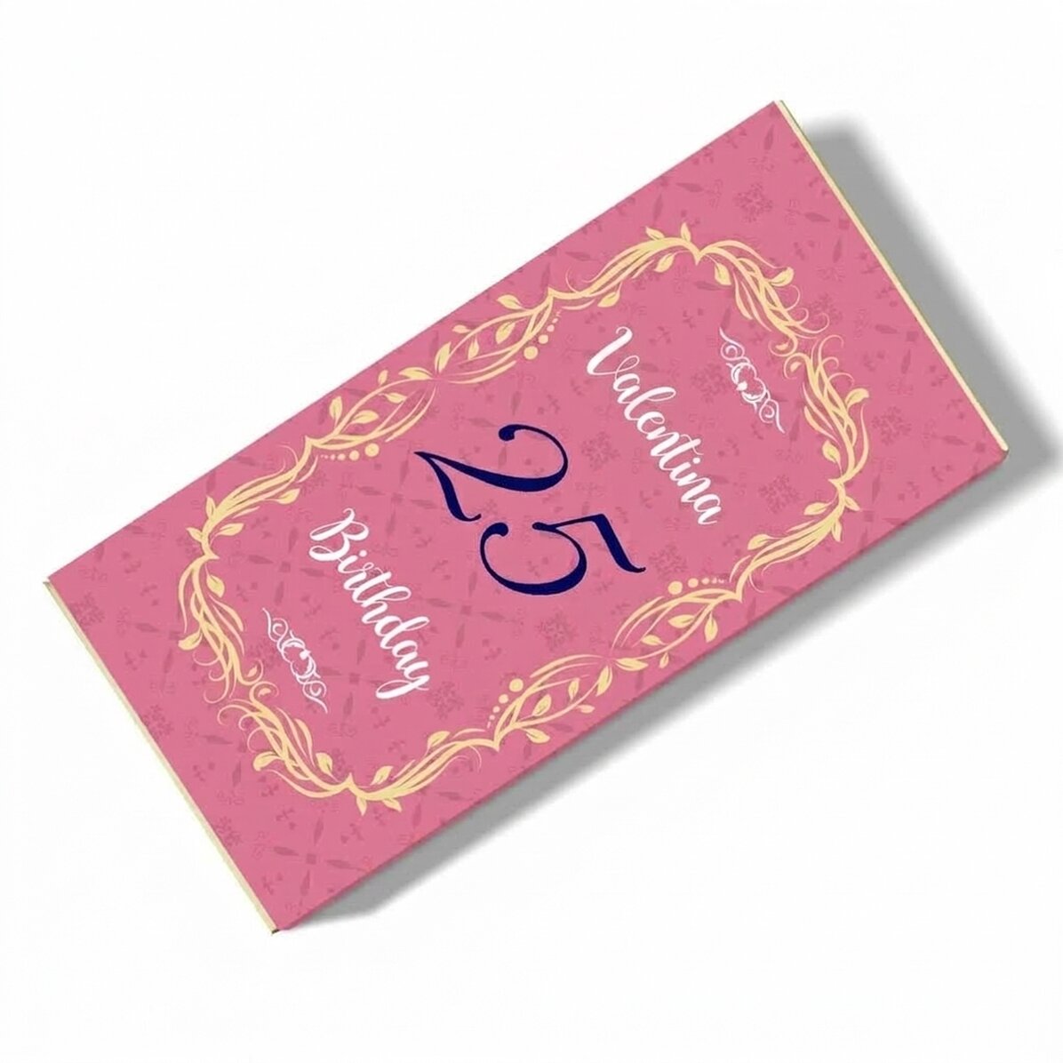 Chocolate personalizado con texto - Cumpleaños