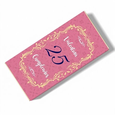 Chocolate personalizado con texto - Cumpleaños