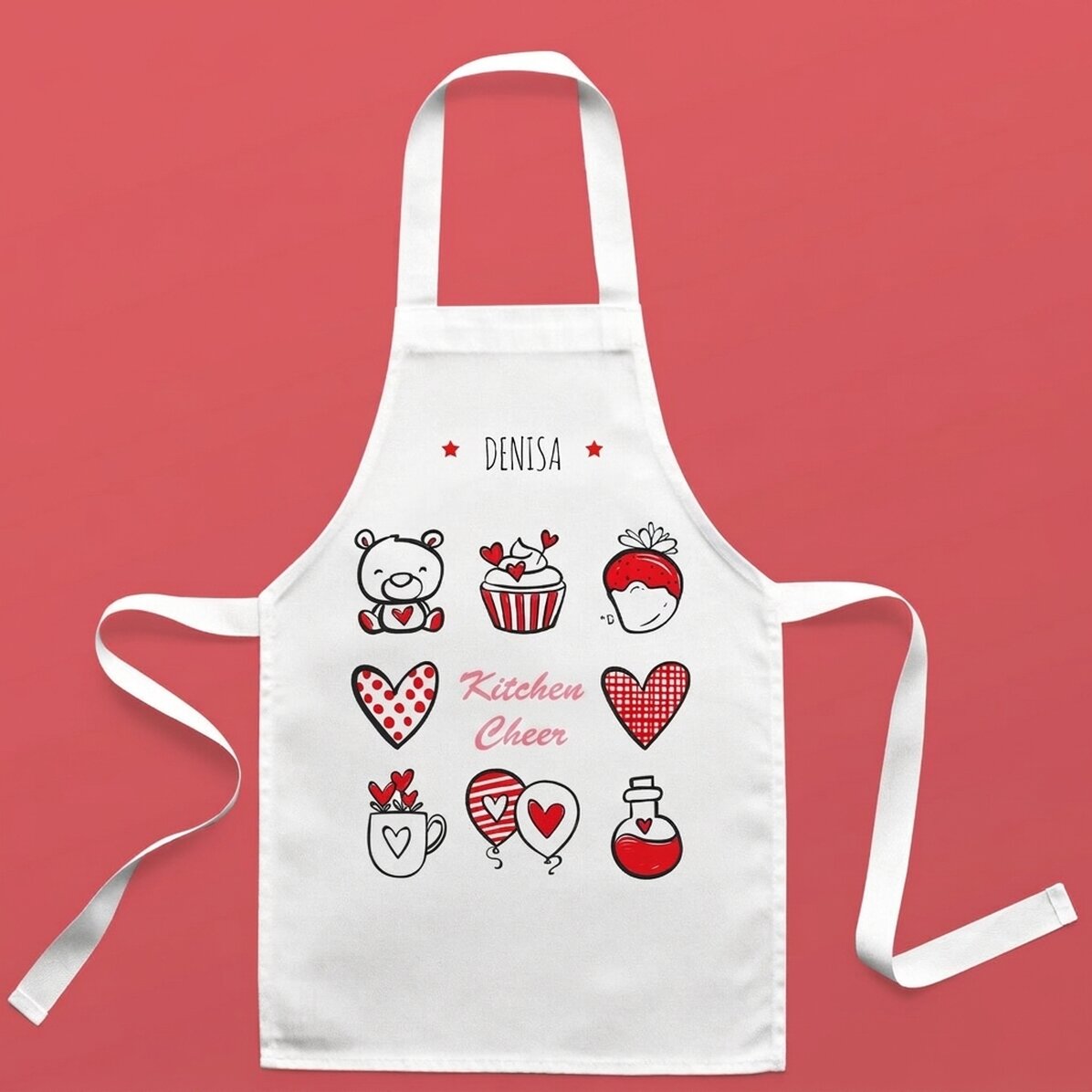 Cuchara personalizada para niños con texto: «Alegría en la cocina»
