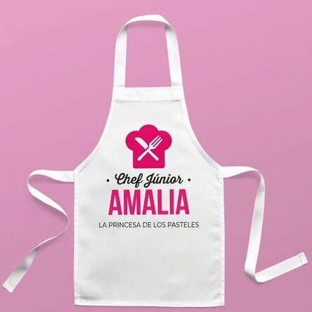 Sort personalizado para niños con texto: «La princesa de las galletas»
