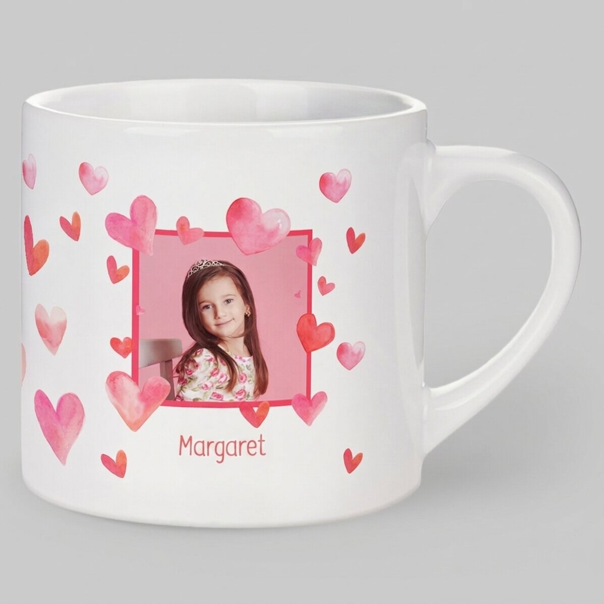 Vaso personalizado para niños - Corazones
