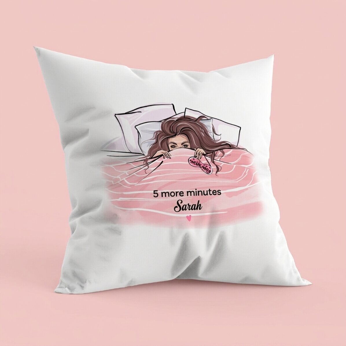 Almohada personalizada con texto - La Bella Durmiente