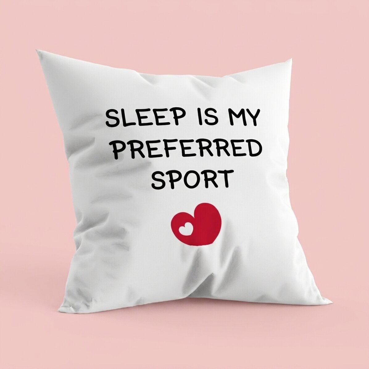 Almohada personalizada con texto: «Mi deporte favorito»