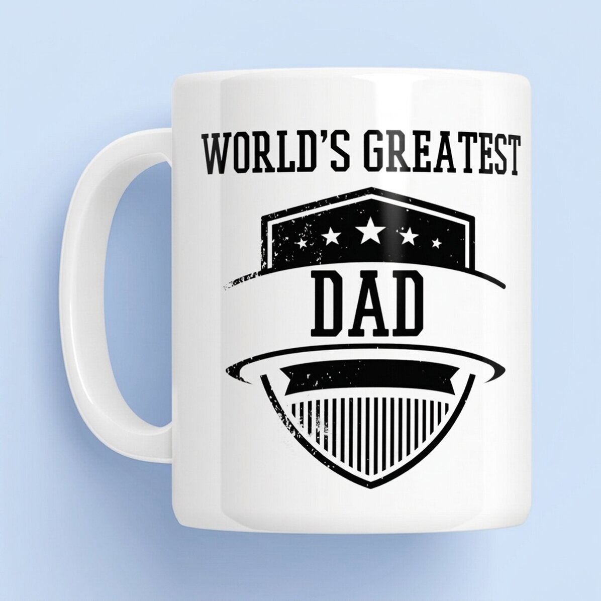 Taza personalizada con texto: «El mejor papá»