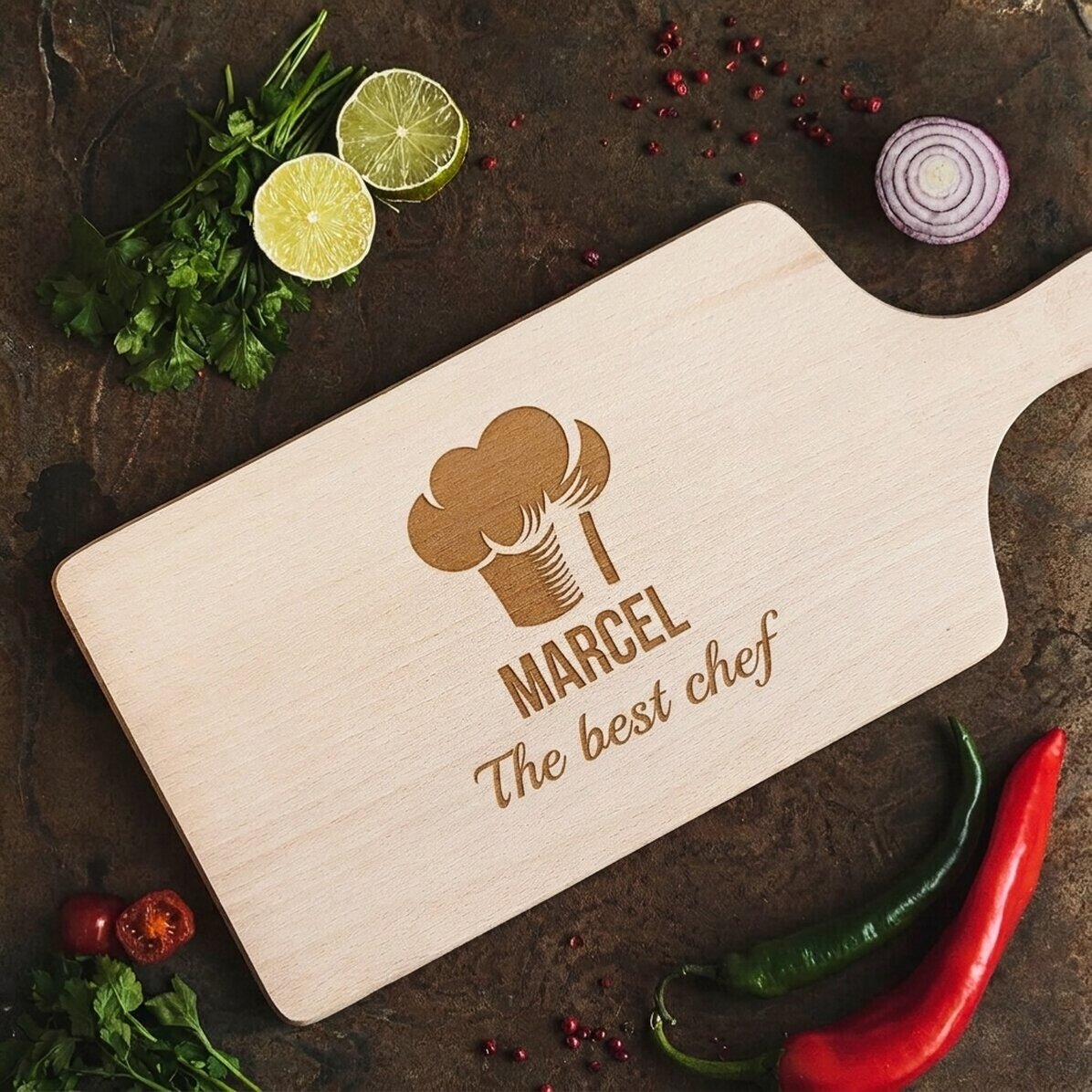 Tabla de cortar personalizada: tú eres el mejor cocinero