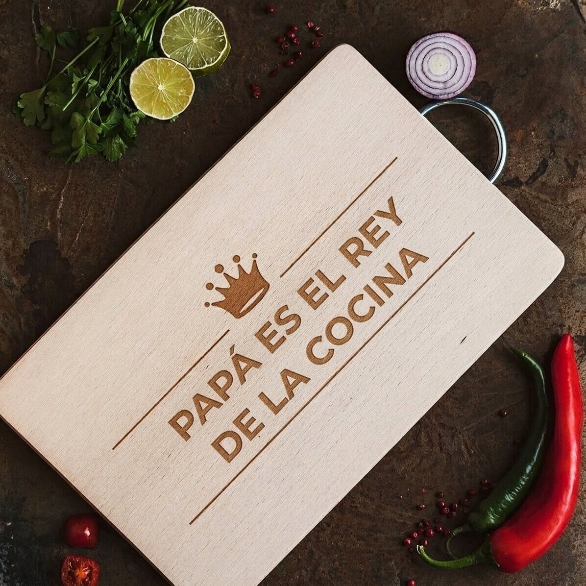 Tabla de cortar personalizada - The King Of The Kitchen