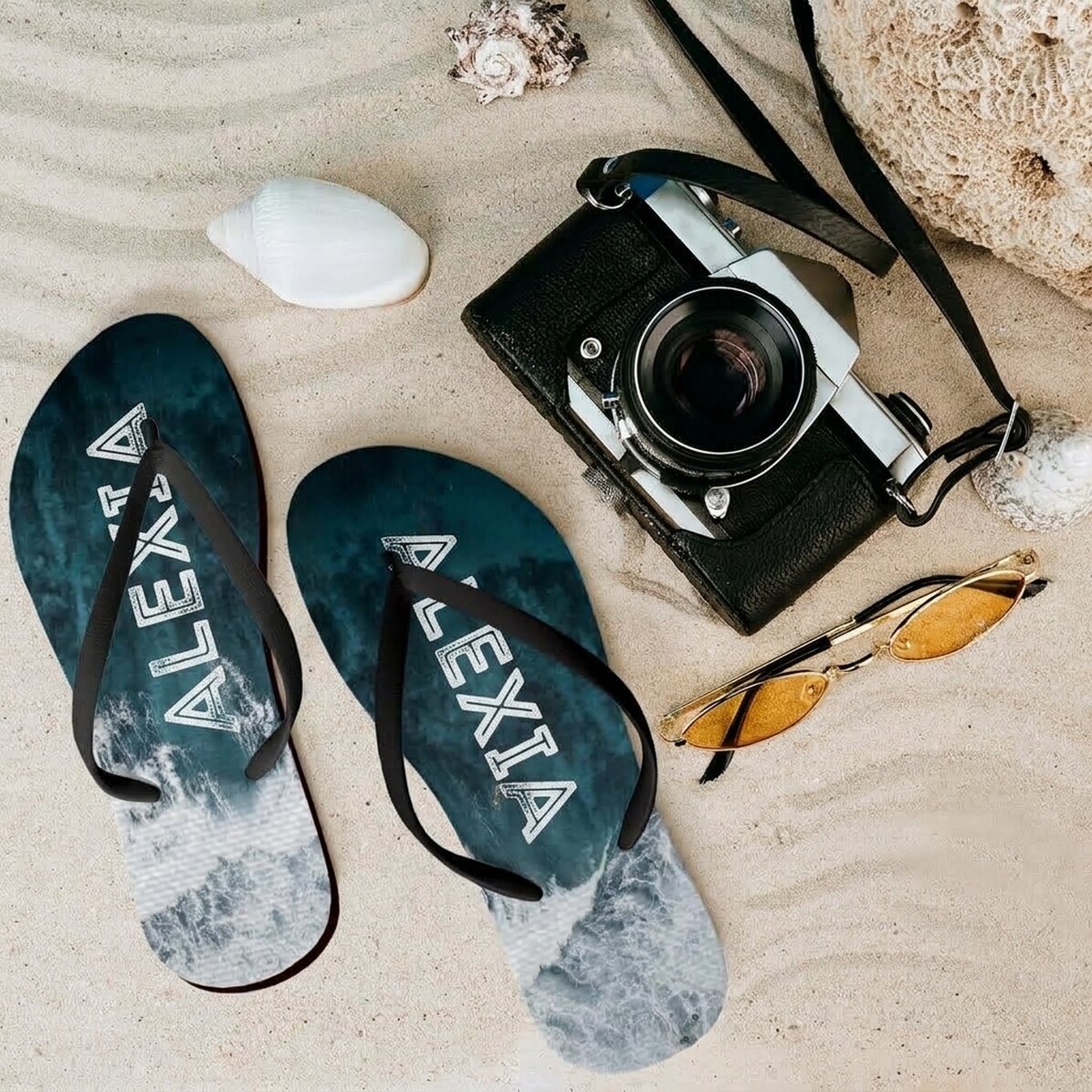 Chanclas personalizadas con nombre - Ocean