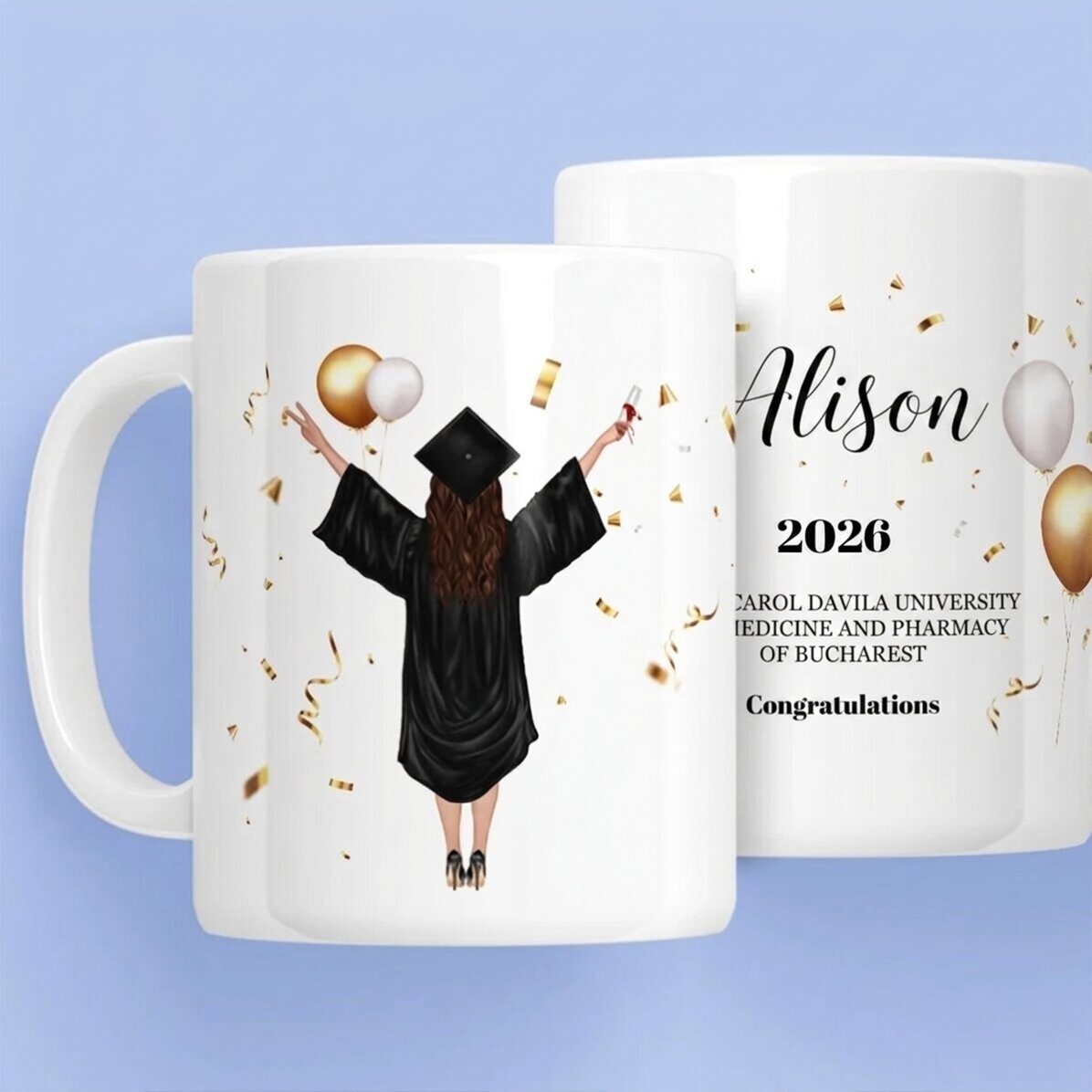 Taza personalizada - De graduación